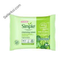 Simple Kind To Skin Facial Wipes 25 wipes 120 ml
